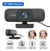 Full HD 5MP 2MP 1080P AF auto focus Webcam Mini Computer PC WebCamera with Microphone for Live Broadcast Video Calling Conference Work