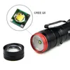 Draagbare Outdoor Lights Q5 Krachtige LED-toorts Flash Licht Zoomable Lanterna Camping Fishing Night