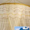 Moustiquaire lit à baldaquin Rusee dentelle dôme filet literie lit Double rideaux coniques moustiquaire moustiquaire moustiquaire répulsif