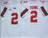 Ohio State Buckeyes Football College 2 Chase Young Jersey University 2 J.K Dobbins Black Red White Breattable Brodery and Sewing Hot