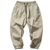 Mäns byxor japanska streetwear khaki kpop koreanska stil kläder hip hop joggers män sport mode kläder armé casual harem