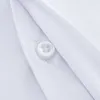 メンズクラシックフレンチカフドレスシャツロングスリーブノーポケットタキシード男性シャツwith cufflinks270r