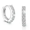 Small Hoop Earrings With Zircon Fashion Jewelry Engagement Gift For Lady YD0172