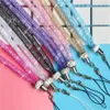 Mobile Phone Bling Glitter Neck Strap Lanyards Keys ID Cards Gym Lanyards Luxury Diamond Neck Lanyard Multi-function Straps