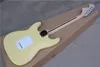 2017 Nya ankomstelektriska gitarrer Deep Scalloped Maple Fretboard Guitar Creamy 2071550