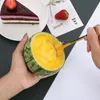 ステンレススチールデザートシャベルスプーンピクニック旅行創造的かわいいデザインアイスクリームスプーン