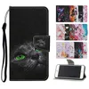 Kwiat Sowa Butterfly Wolf Różany Niedźwiedź Uchwyt Flip Leather Portfel Case dla Samsung Note20 Pro S10 S20 Plus S20 Ultra S10E A10S A20S