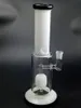 White Matrix Birdcage Perc Percolator Glas Vattenpipor Bong Vattenpipor Svart berusande oljebadrigg för röktillbehör