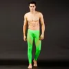 Wang Jiang męskie spandex długie Johns Mężczyźni nogawki Transparent See przez leżące spodnie termiczne rajstopy Thermo ML1937831