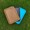 Honeypuff Portable Rolling Tray Plastc Cigarette Container Tray Smoking Tobacco Plate Hand Roller Tobacco Storage Tray