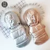 autumn and winter two feet coats thick clothes gold silver colors s-xxl sizes super warm jackets for pet Dog T200710224G