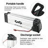 Batterie de poisson argentée pour vélo électrique 36v 13ah avec batterie Samsung/LG cell li ion 36V Ebike pour moteur 500W 350W