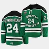 Matt Kiersted North Dakota Fighting Hawks College Grant MismaSh Jonny Tychonick Jacob Bernard-Docker Jonathan Toews Hockey Jersey