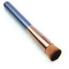 Schuine hoofd vlakke kop stichting borstel poeder concealer vloeibare fundering gezicht make-up borstels schoonheid gereedschap J1702