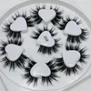 Handmade false eyelashes 7 pairs set mink fur hair natural thick fake lashes eye makeup accessory 10 models available DHL Free