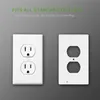 Switch Trwała wygodna pokrywa Duplex Wall Plate LED Night Lights Outnokrajowy Czujnik Światła Korytarz Wylot sypialni