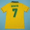 Retro Brasil 1994 1988 1998 2000 2002 2004 2006 camisetas de fútbol ROMARIO RONALDINHO RIVALDO KAKA 94 98 00 02 06 camiseta de fútbol de Brasil