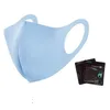 Masque de fête 3D environnement extérieur anti-poussière brouillard poussière bouche masques anti-poussière respirant lavable pour adulte soie de glace avec sac de vente au détail