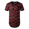 Heren T-shirts Heren T-shirt Zomer Korte mouwen Top Mode Gradiënt Sport Casual Homme Comfortabele Katoenen T-shirt S-2XL230A