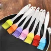 Facile da pulire Silicone morbido Cottura Bakeware Pane Cuoco Pasticceria Olio Crema Strumenti per barbecue Pennello per imbastitura Utensili da cucina Dropshipping