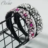 Full Diamond Barock Women Hair Fashion Crystal Rhinestones Flower Head Bands Hoops For Women Girls Vintage Hair Accessories12426058