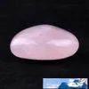 Quartz Rose naturel en forme de cœur, cristal Rose sculpté, paume d'amour, pierre précieuse de guérison, cadeau pour amoureux, pierres précieuses en cristal