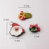 5 Stylami Boże Narodzenie Kids Santa Claus Baby Deer Hairclips Brrettes Girls Elk Hair Klips 5szt / zestaw Dzieci Akcesoria do włosów M2393