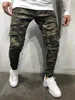 Camouflage Jeans Men Brand New Multi-pocket Mens Skinny Denim Pants Trousers Casual Slim Fit Pencil Pants Joggers XXXL243v