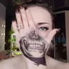 Tatuaggio temporaneo uomini horror re tigre tatuaggio temporaneo ragazzo impermeabile mano tatoo rosa bocca robot tatuaggio adesivo trasferimento dell'acqua