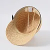 USPOP New women visor sun hats female wide brim straw hat summer casual shade beach cap casual leather bow sun hats Y2007162355672