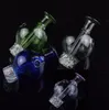 DHL Factory price 5mm Bottom Quartz Banger Flat Top Quartz Nail with Cyclone Spinning Carb Cap Terp Pearl Insert for Glass Bongs