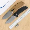 Green thorn 0308 folding knife D2 blade G10 + TC4 Titanium 3D handle camping outdoor fruit knife practical folding knife EDC tool