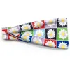 Flower Gedrukte yoga sport hoofdband brede zweetbandkap vrouwen