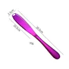 Cuchillo de mantequilla de acero inoxidable de gran calidad con agujero para hornear cuchillos de crema de queso Home Bar utensilios de cocina herramienta Gold rainbow drop ship