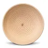 12 pollici 30 cm 8 cm Round Banneton Brotform Canne Bowl a forma di pane pasta a prova di cesto di rattano naturale con LI6865123 rimovibile