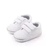 Babyskor infow nyfödd tjej pojke unisex canvas skor bomullsulen platt småbarn första vandrare baby tillbehör spjälskor 0-18m