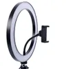 10 -calowa LED Selfie Ring Light z stojakiem telefon komórkowy YouTobe Pography Wypełnij światło kamera statyw USB Circular PO Ring Lampa 9835282