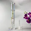 12.4inch Glass Water Bongs Hookahs Design exclusivo em linha verde PERC cor quente 18mm articulação para acessórios para fumar