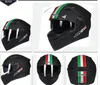 Vendas dot Aprovado Capacetes de Motocicleta de Segurança Rosto Full Dual Lens Racing Capacete Forte Resistência Off Helmet Jiekai