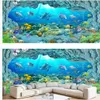 Anpassade tapeter för väggar 3D -tapeter för vardagsrum 3D Stereo Mural Beach Wallpapers TV Bakgrund Wall279s