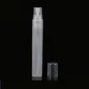 5ml 8ml 10mlの曇りのプラスチックアトマイザーの香水チューブの空の詰め替え可能なつまらない香りのサンプルのスプレーのスプレーボトル