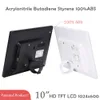 10 inch Digital Photo Frames High Resolution 1024*600 DPF Advertising Machine Device Picture Frame Electronic Album Picture Music Movie