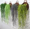 Festa di nozze fiore artificiale Hanging Ivy Garland piante di vite falso floreale fogliame Wisteria Home Decor