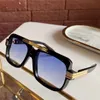 Efsaneler 663 Havava Altın Güneş Gözlüğü Kahverengi gradyan lens 57mm occhiali da sole firmati erkek moda gözlükleri yeni kutu267p ile