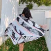 The latest model 180X90CM size beach towel, 10,000 styles to choose from, sunscreen shawl silk bath towels, support custom logo