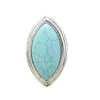 4 Style Vintage Bohemian Silver Plated Big Size Turquoise Ring Justerbar ring för Women Party Jewelry7035082
