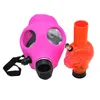 Máscara de gás Tubo de silicone com acrílico fumar bong sólido camo cores design criativo dabber para erva seca concentrado8902943