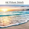 Natural Gold Beach Sunset Seascape Oil Painting Nordic Landscape Posters Prints Wall Art Picture for Living Room Scandinavian Home3019222