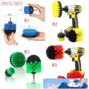 Nieuwe Power Scrub Brush Boor Reinigingsborstel 3 stks / partij voor badkamer Douche Tegel GROUT Cordless Power Scrubber Boorbevestigingsborstel