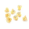 1000 stuks slot Metalen Cup Holle Bloem Spacer Kralen Eindkappen Hanger DIY Charms Connectors Sieraden Vinden 5x6mm3343540